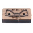 thumbnail image 2 of Leather Cutting Die Bowknot Shape Punch Cutter Craft Mould Tool 65x23mm for Paper Rubber, 2 of 5