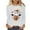 White, variant on Miqool Womens Tops Cute Festival Fall Shirts Halloween Long Sleeve Pumpkin T-Shirts Casual Thanksgiving Graphic Tee Tops