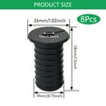 thumbnail image 3 of Silicone Cable Wall Grommets Pack of 8 Shaking Dampening Waterproof Port Protectors for 3/4 Inch Mounting Holes Use, 3 of 8