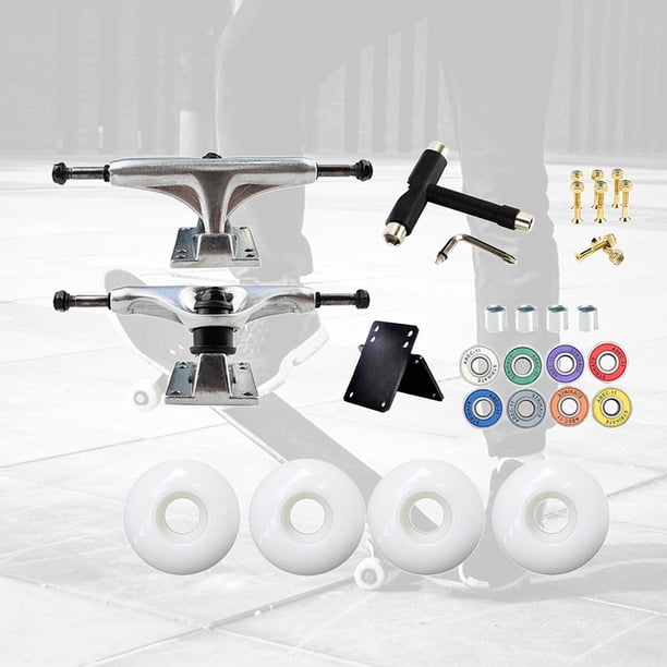 Ejes de monopatín perfecl con ruedas de 52 mm y rodamientos ABEC-11