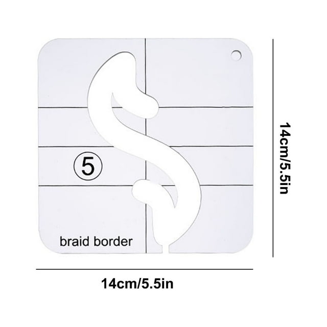 Sewing Kit for Sewing Machine Acrylic Diy Sewing Patchwork Ruler Special-Shaped Hollow Sewing Kit Patchwork Template