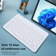 thumbnail image 4 of Teclado inalámbrico inalámbrico Delgado, teclado recargable de 10 pulgadas, teclado redondo ergonómico teclado para computadora portátil para computador, 4 of 7