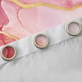 thumbnail image 5 of Feelyou Fashion Abstract Stripe Black Out Curtains for Adult, Chic Marble Ombre Curtains Pack of 2 (42x63 Each), Watercolor Art Pink Bedroom Curtains, Blackout Curtains Room Decor, 5 of 7