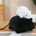 thumbnail image 6 of RUIG Mouse Stuffed Animal - Playful Ease - Timeless Companions - Mouse Plush Toy 4.3 Inch Fake Rat Small Stuffed Mice Bulk Cuddly Realistic Plushies for Birthday - Black/White, 6 of 9