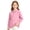 Wine #144, variant on Girls Long Sleeve Polo Shirt School Uniform Casual Fall Comfy Smooth Knit Top Back to School Outfit