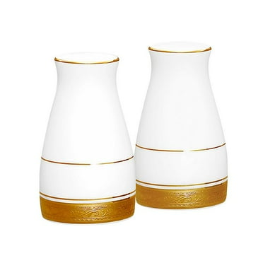 Noritake Crestwood Gold Salt & Pepper Shakers