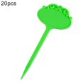 thumbnail image 1 of 20Pcs Flower Shaped Decorative PP Gardening Label Tree Plant Markers Tag Stake, 1 of 10