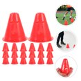 thumbnail image 4 of 20Pcs Roller Skate Practice Pile Plastic Small Cones for Roller Skating Sports Training, 4 of 6
