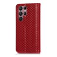 thumbnail image 4 of SaniMore for Samsung Galaxy S22 Ultra 6.8" Magnetic Flip Wallet Case, Soft TPU Internal Case with Card Slot & Multi-Angle Kickstand Shockproof Protective Case for Men Ladies, Winered, 4 of 7