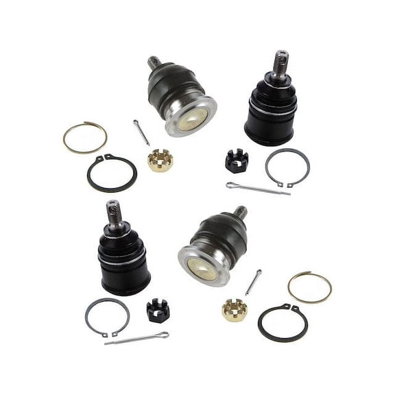 Front Ball Joint Set - Compatible with 1992 - 2000 Honda Civic 1993 1994 1995 1996 1997 1998 1999