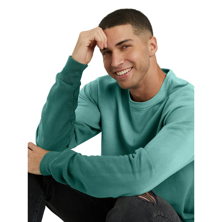 Hanes Originals Men's Garment Dyed Fleece Sweatshirt, Sizes