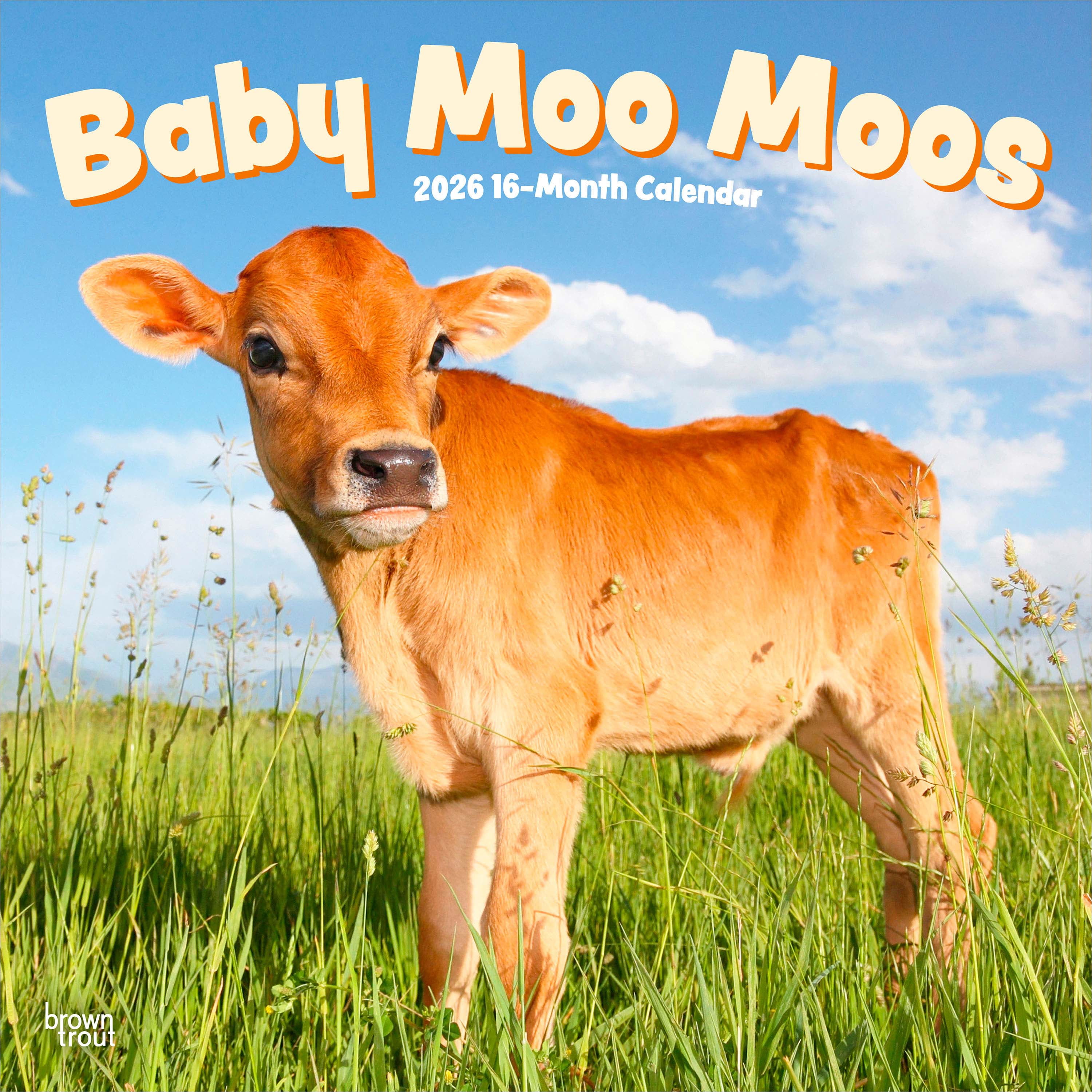 Baby Moo Moos 2026 Square Flap