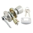 thumbnail image 4 of AP Entry Door Lock 013-235-SS Privacy Knob And Lever Handle Type; Fits Both Standard and Drive-In Latches; Keyed Entry Handle; Fits 2-3/8 Inch or 2-3/4 Inch Backsets; Stainless Steel Finish; Single, 4 of 4