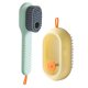 thumbnail image 2 of Cepillo de limpieza con dispensador de jabón, cepillo para fregar manchas de zapatos, cepillo portátil con mango ergonómico, cepillo para fregar ropa de lavandería amarillo 2 piezas BLESIY cepillo de limpieza, 2 of 8