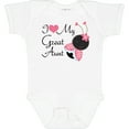 thumbnail image 3 of Inktastic I Love My Great Aunt Girls Baby Bodysuit, 3 of 5