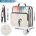 thumbnail image 2 of FORMRS Zipper Binder with Shoulder Strap 2-inch Ring 500 Sheet Capacity File Bag, Black Astronaut, 2 of 5