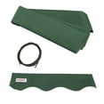 thumbnail image 3 of ALEKO 16' x 10' Green Retractable Motorized Patio Awning Sunshade, 3 of 7