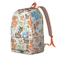 thumbnail image 4 of Big Eyes Owl Backpack – Cute Snowy Owl Cartoon Pattern Bookbag for Travel, School, and Outdoor Adventures, 4 of 4