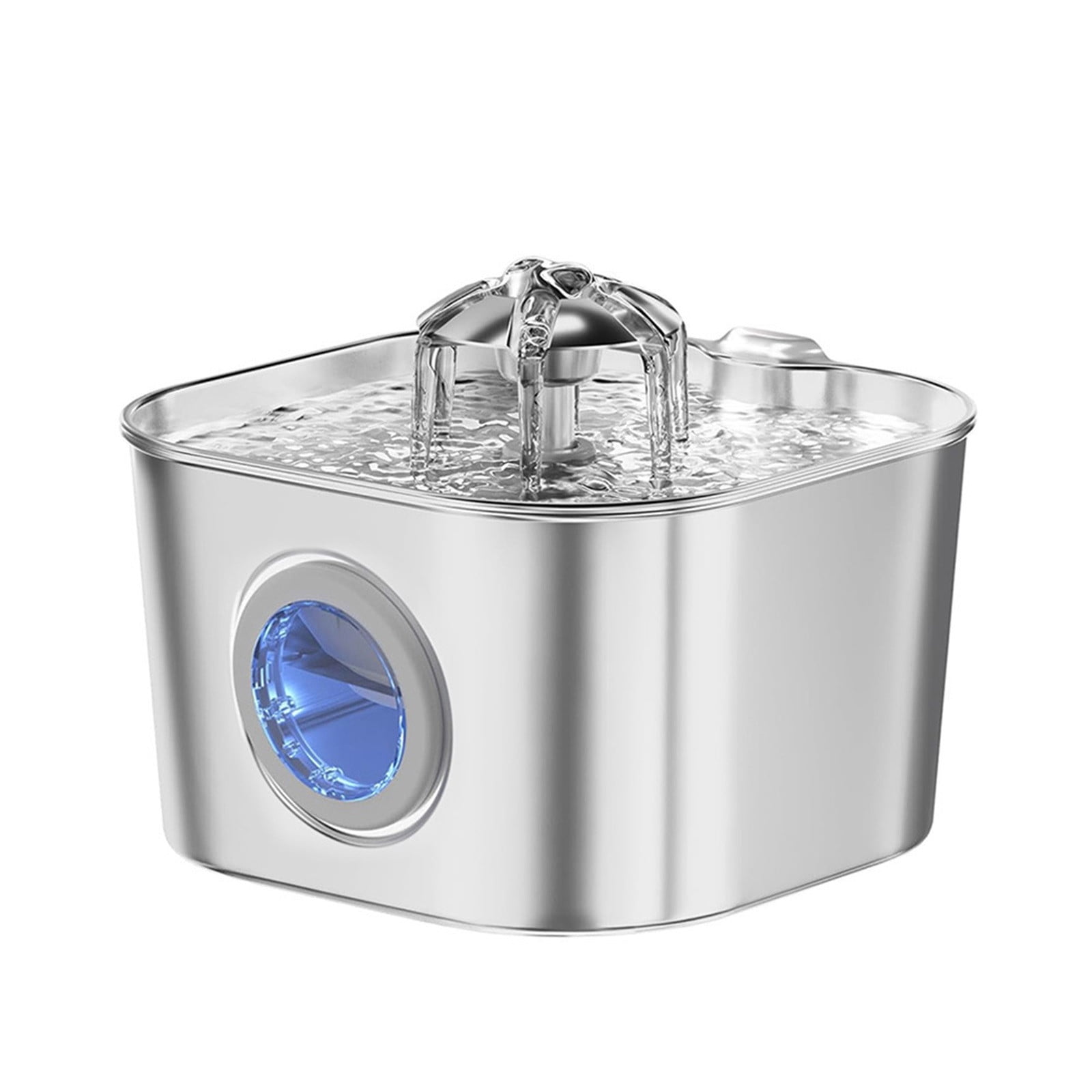 74oz Stainless Pet Water Fountain, Auto Circulating Drinking Dispenser, Large Capacity Water Feeder, Hygienic Water Bowl for Dog Care, Cat Feeding and Household Pet Use