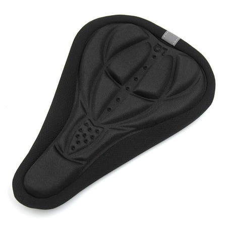 Jumper Saddle Pad - Father s Day Gift l 3D Gel Silicone Cycling Bicycle Bike Saddle Cushion Cover Soft Pad Black