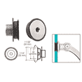 thumbnail image 2 of CRL SGF32CS Brushed Stainless Flush Mount Cap Assembly, 2 of 3
