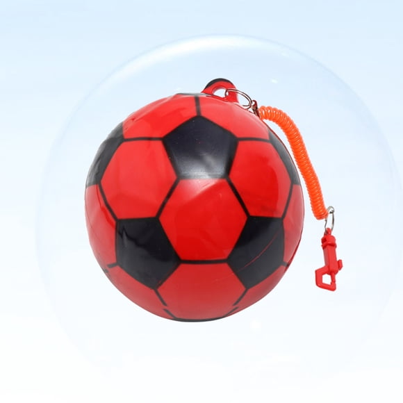 Minkissy Red Inflatable Football Game for Kids Playground Toys 1Set
