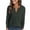 #53Green, variant on Women's Casual Waffle Knit Shirts Long Sleeve Blouse Button Up V Neck Tunic Pullover Top