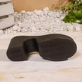 thumbnail image 6 of Eltusu Women Slide Sandals, Casual Open Toe No Slip High Heel Ladies Shoes White Size 7, 6 of 8