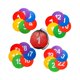 thumbnail image 4 of 24 Uds. Marcadores de puntos deportivos de 23cm conos de campo plano antideslizantes ligeros práctica de agilidad discos planos de puntos para césped, 4 of 8
