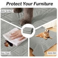 thumbnail image 4 of Waterproof Dog Blanket for Furniture Protection, Reversible Sofa Cover for Dogs Cats, Soft Pet Blanket for Couch Bed Car Kennel, Machine Washable, Grey Dark Grey, 4 of 6
