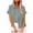 B-Gray#03, variant on Otntypg Plus Size Linen Shirts for Women Lightweight Casual Summer Short Sleeve Button Down Beach Hawaiian Vacation Tees Shirt Tops Trendy Oversized Cotton Collared Tshirt with Pockets A-Gray XL