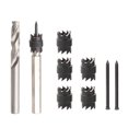 thumbnail image 1 of 9X Electric Welding Drill Kit, Double-sided Blades Cutter Set for Power Drill Spot Welding Hex, 1 of 9
