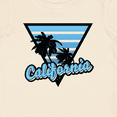 thumbnail image 4 of Inktastic California with Triangle and Palm Trees in Blue Boys or Girls Baby T-Shirt, 4 of 5