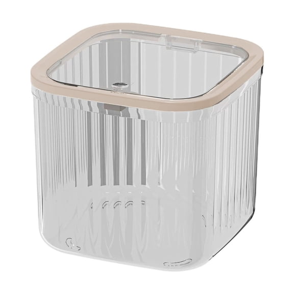 Deeceymbur Desktop Storage Box Flip Top Lid for Small Items Organization Trash disposal in Office Home Settings