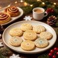 thumbnail image 5 of CookMate Wooden Cookie Stamp Embossing Mold With Handle Carved Pattern For Christmas Holiday Home Baking Dough Pie Crust Decoration, 5 of 5