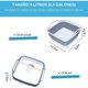 thumbnail image 2 of Chef Lavabo Plegable para Lavar Platos, Fregadero Portátil Plegable de 9L, Lavadero con Tapón de Drenaje y Asas de Transporte, Escurridor Plegable para Fregadero de Cocina, Tina de Lavado, 2 of 7