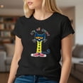 thumbnail image 2 of Cute Cat Graphic T-Shirt for Women, It's All Good Positive Quote Tee, Casual Crew Neck Short Sleeve Cotton Blend Shirt, Colorful Cartoon Style Everyday Graphic Top, 2 of 12