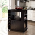 thumbnail image 2 of Ameriwood Home Williams Kitchen Cart, Espresso, 2 of 12