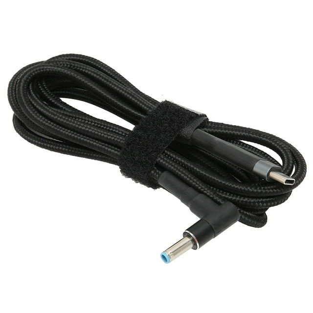 Cable de carga para computadora portátil uso conveniente Vida útil duradera 100W 20V 5A Amplia compatibilidad Cable de alimentación para computadora portátil de 45x30MM para