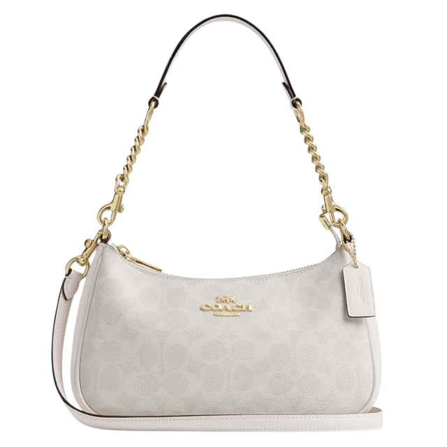 Bolsa Crossbody C0ACH Teri color blanco liso canvas
