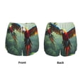 thumbnail image 5 of Haiem Flying Parrots In Jungle Women's 2 in 1 Running Shorts - Lightweight Athletic Workout Gym Yoga Breathable Sports Shorts Liner with Phone Pockets-XX-Large, 5 of 9
