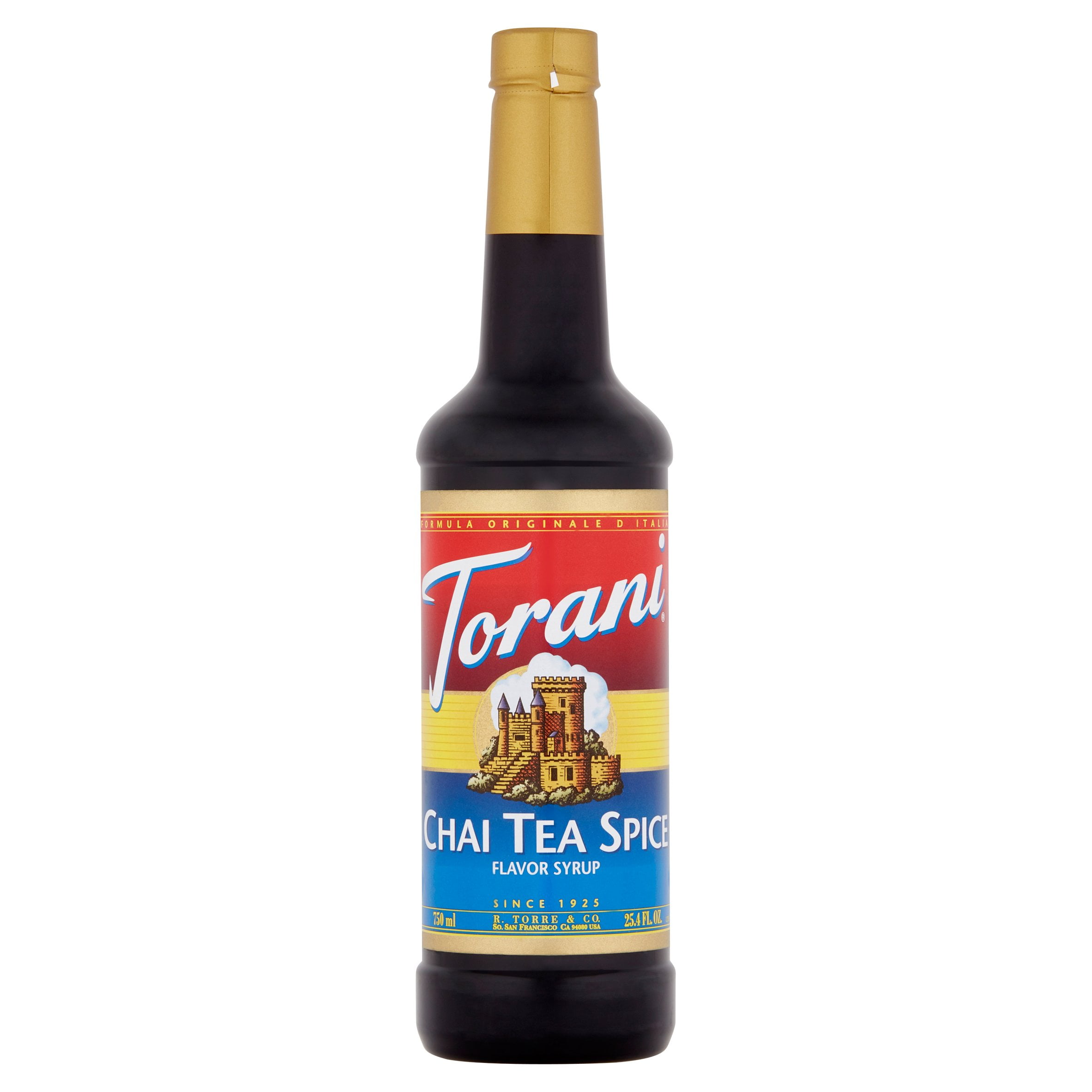 Torani Chai Tea Spice Flavored Syrup 750ml - Walmart.com