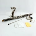 thumbnail image 3 of Bass Clarinet for beginners and professional with Clarinet Pads Case Low E keys, 3 of 10