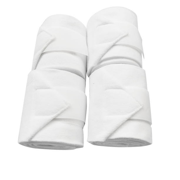 Horse Leg Wraps,4 Rolls White Thicken Equestrian Equipment Horse Boot