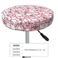 thumbnail image 4 of Haiem Kawaii Pig Cushion Round Bar Chair Seat Cover Bar Chair Cushion Covers Elastic Washable Bar Chair Cover,Protects from Scratches and Stains-14 inch, 4 of 7