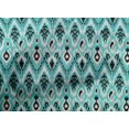 thumbnail image 4 of oneOone Cotton Poplin Fabric Paisley & Chevron Ikat Decor Fabric Printed BTY 56 Inch Wide, 4 of 4