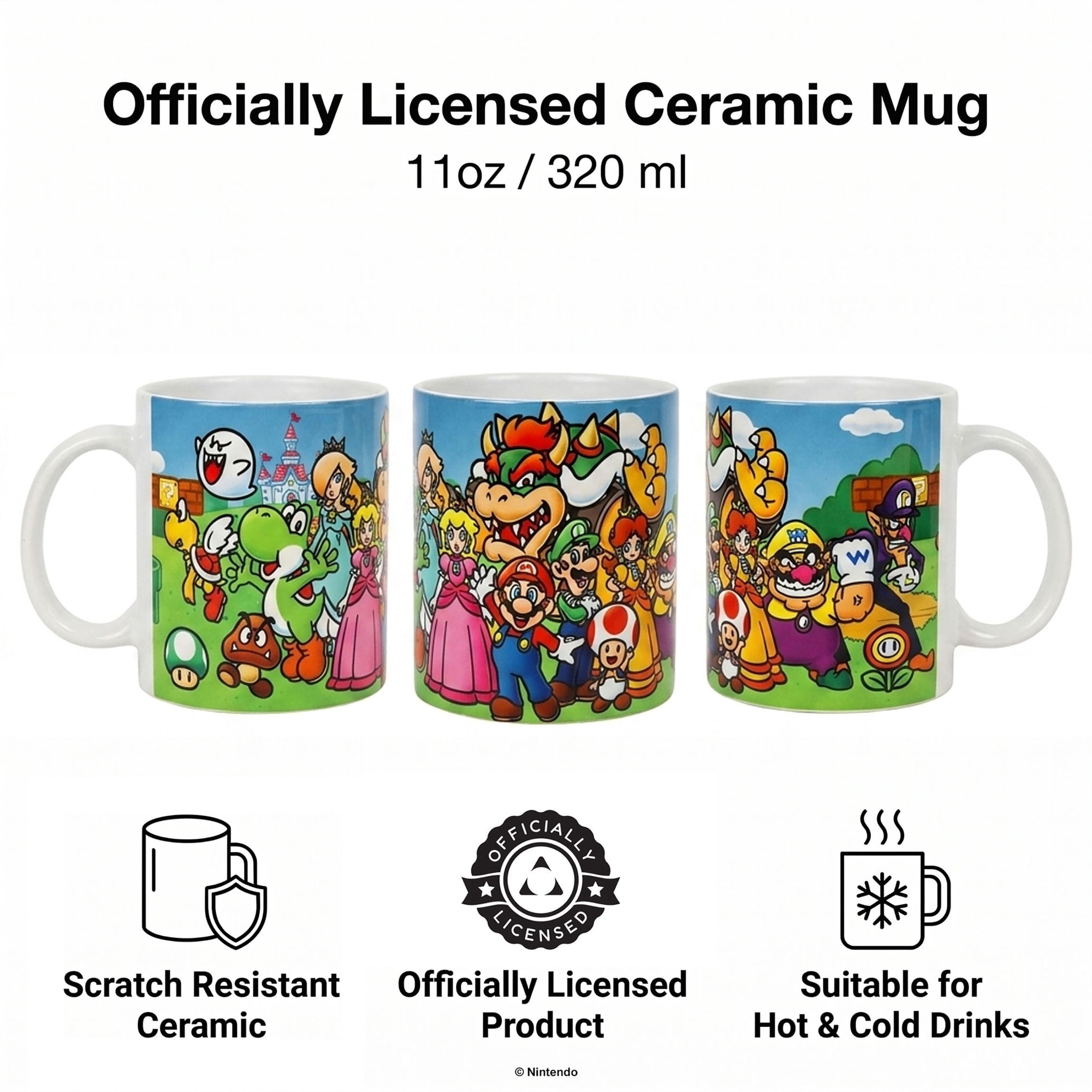 Super Mario Characters 11oz Mug