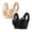 Black 1PCS & Beige 1PCS, variant on 2 Pack Jelly Wireless Bra Leopard Print Deep V Push Up Seamless T-Shirt Comfortable Plunge No Underwire Bras with Adjustable Straps Everyday Bras Seamless Underwear for Women