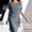 *Navy, variant on ClodeEU Women's Short Sleeve Ruched Midi Dress,Casual Bodycon Dress with Asymmetrical Hem Beige,Women's Plus L