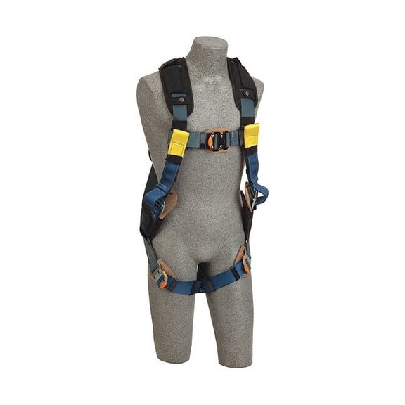 3m Dbi-Sala Full Body Harness,L,420 lb.,Blue 1110844
